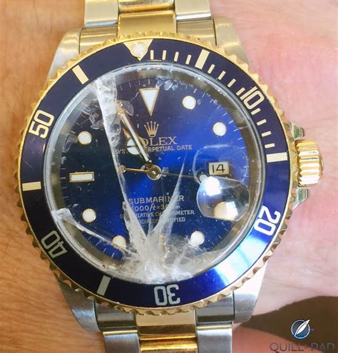 rolex submariner water damage